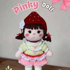 Linhsan crochet 79  LinhSan Handmade - Linh San- Pinky Doll