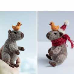Capybara by Natalia Golubeva - artknitgroup - Russian