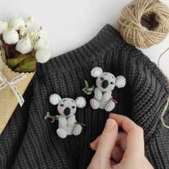 Crochet Pattern By Lily   - Liliya Sharipova - Koala with an eucalyptus branch b