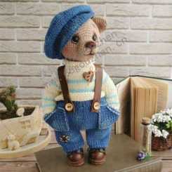 66tatsok toys - bear clothes棒针衣服套装