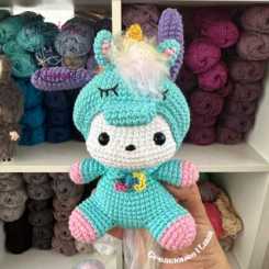 Creaciones Lana - Yazmín González Sánchez - Pochacco Unicorn