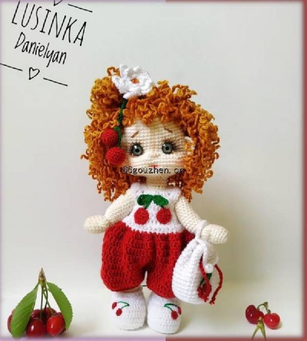 钩针图解【女】 Lusinka Danielyan - Cherry  樱桃女孩 俄文5167帖子ID:10881 cherry,樱桃,女孩,俄文,pdf