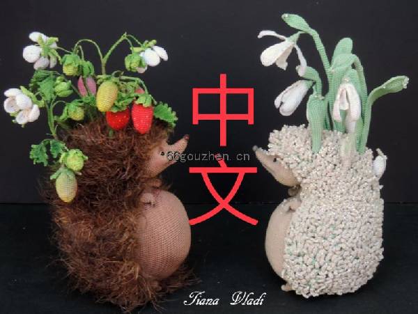 钩针图解【套装】 Tiana Vladi - Hedgehogs Winter Summer 刺猬 冬 夏 中文742帖子ID:11246 套装,hedgehog,winter,summer,刺猬