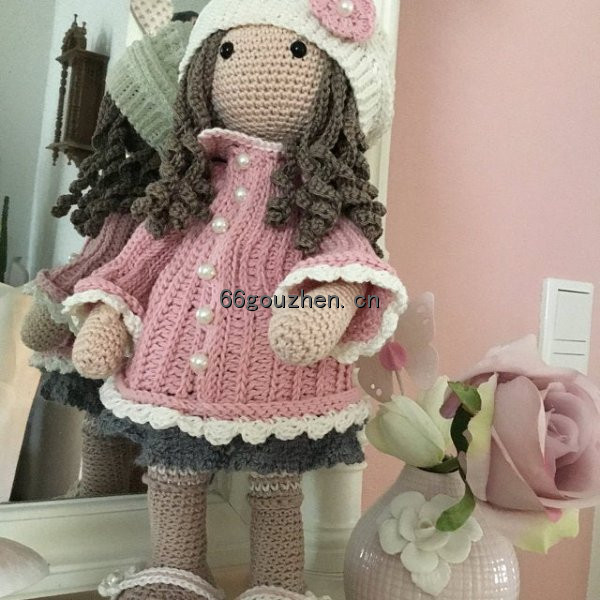 钩针图解【卡通】CAROcreated- Doll Smilla 帽子 挎包 少女 女孩 人偶 英2976帖子ID:70 卡通,doll,帽子,挎包,少女