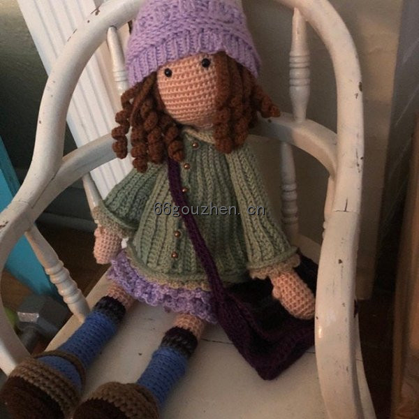 钩针图解【卡通】CAROcreated- Doll Smilla 帽子 挎包 少女 女孩 人偶 英3004帖子ID:70 卡通,doll,帽子,挎包,少女