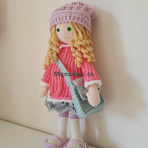 钩针图解【卡通】CAROcreated- Doll Smilla 帽子 挎包 少女 女孩 人偶 英8275帖子ID:70 卡通,doll,帽子,挎包,少女