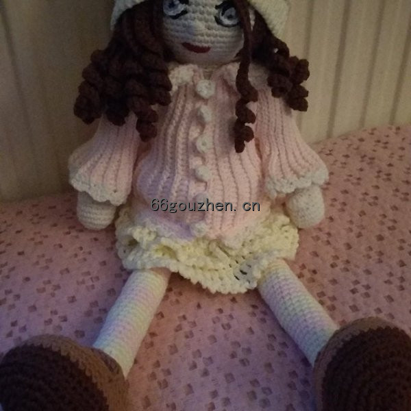 钩针图解【卡通】CAROcreated- Doll Smilla 帽子 挎包 少女 女孩 人偶 英530帖子ID:70 卡通,doll,帽子,挎包,少女