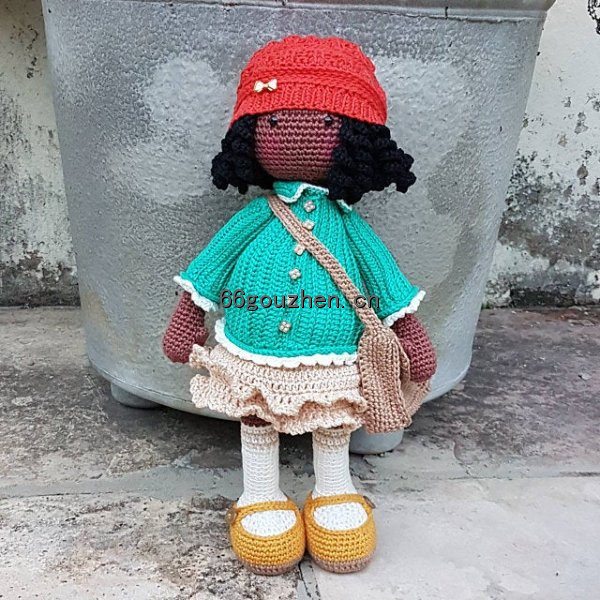 钩针图解【卡通】CAROcreated- Doll Smilla 帽子 挎包 少女 女孩 人偶 英980帖子ID:70 卡通,doll,帽子,挎包,少女