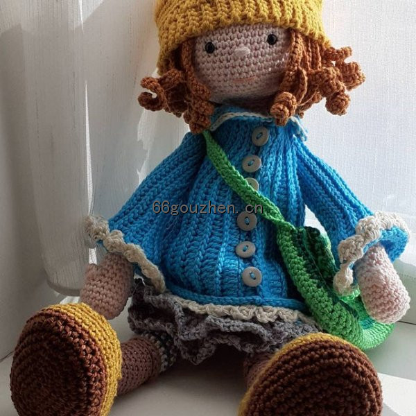 钩针图解【卡通】CAROcreated- Doll Smilla 帽子 挎包 少女 女孩 人偶 英8638帖子ID:70 卡通,doll,帽子,挎包,少女