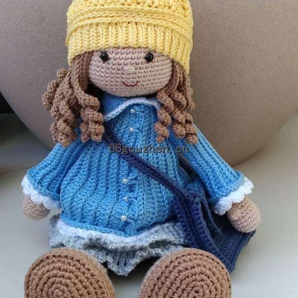 钩针图解【卡通】CAROcreated- Doll Smilla 帽子 挎包 少女 女孩 人偶 英9133帖子ID:70 卡通,doll,帽子,挎包,少女