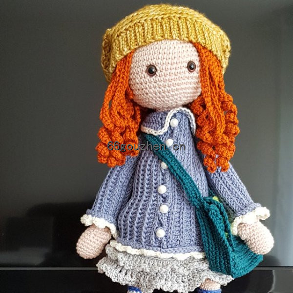 钩针图解【卡通】CAROcreated- Doll Smilla 帽子 挎包 少女 女孩 人偶 英6198帖子ID:70 卡通,doll,帽子,挎包,少女