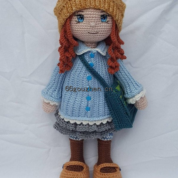 钩针图解【卡通】CAROcreated- Doll Smilla 帽子 挎包 少女 女孩 人偶 英7418帖子ID:70 卡通,doll,帽子,挎包,少女