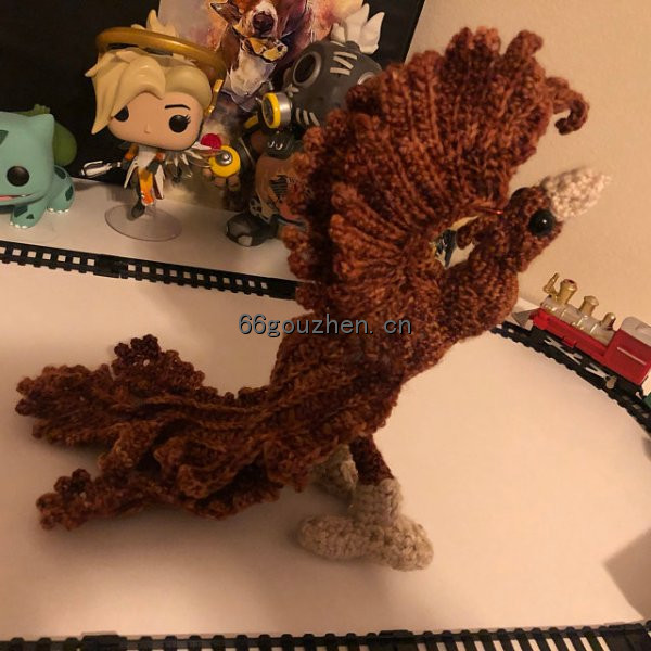 钩针图解【动物】 Crafty Intentions - Phoenix Firebird 火凤凰 英文6305帖子ID:7509 动物,phoenix,firebird,火凤,火凤凰