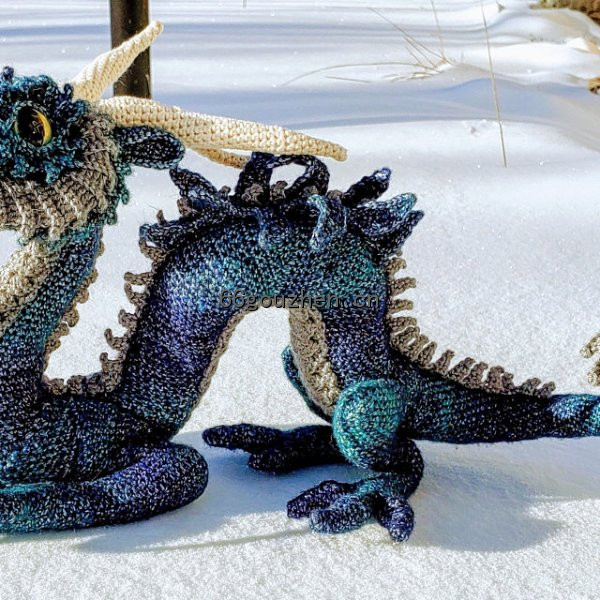 钩针图解【动物】 Crafty Intentions   -  Eastern Dragon 东方龙  英文2271帖子ID:7489 动物,eastern,dragon,东方,东方龙