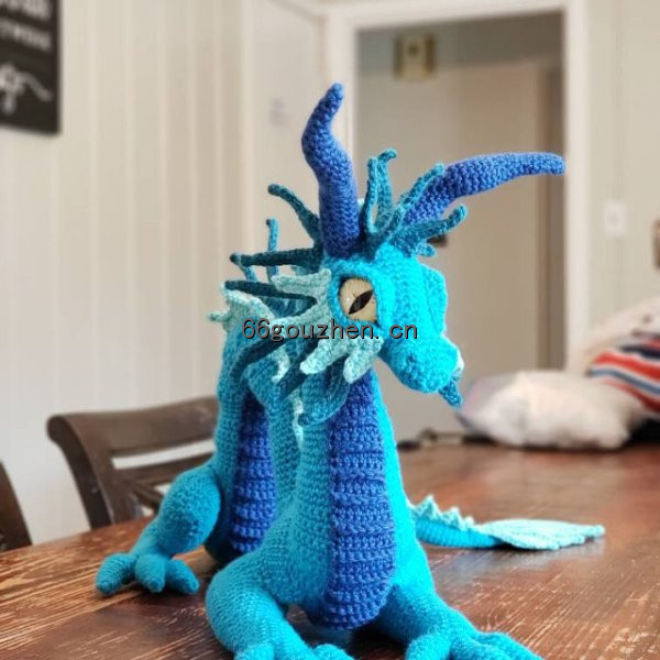 钩针图解【动物】 Crafty Intentions   -  Eastern Dragon 东方龙  英文8648帖子ID:7489 动物,eastern,dragon,东方,东方龙