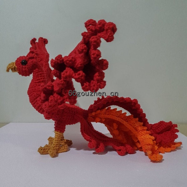 钩针图解【动物】 Crafty Intentions - Phoenix Firebird 火凤凰 英文9024帖子ID:7509 动物,phoenix,firebird,火凤,火凤凰