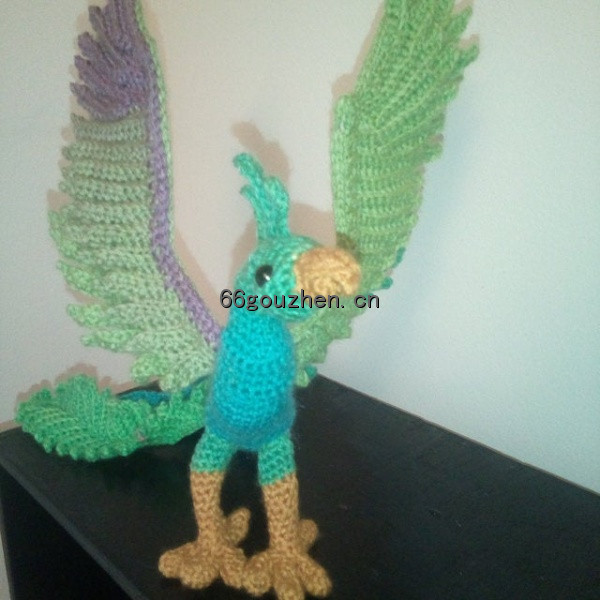 钩针图解【动物】 Crafty Intentions - Phoenix Firebird 火凤凰 英文8153帖子ID:7509 动物,phoenix,firebird,火凤,火凤凰