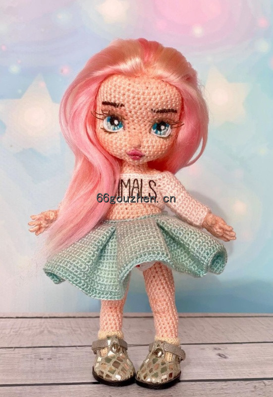 钩针图解【女】 Tiny Lovely Dolls - Julia Myazina  - Doll Kitty 猫女 俄文5027帖子ID:12003 tiny,lovely,dolls,julia,doll