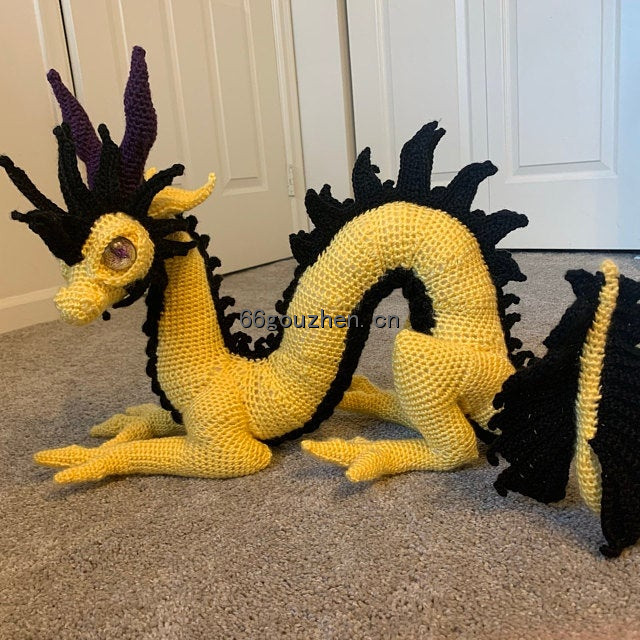 钩针图解【动物】 Crafty Intentions   -  Eastern Dragon 东方龙  英文4359帖子ID:7489 动物,eastern,dragon,东方,东方龙