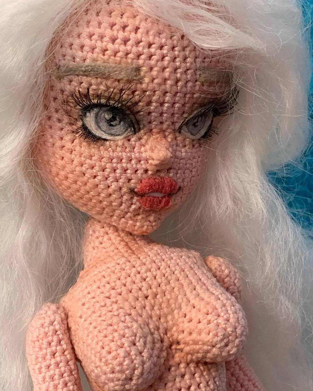 钩针图解【女】Tiny Lovely Dolls -julja_myzina-Angelica 活动关节娃娃素体中文4426帖子ID:9155 tiny,lovely,dolls,活动,动关节