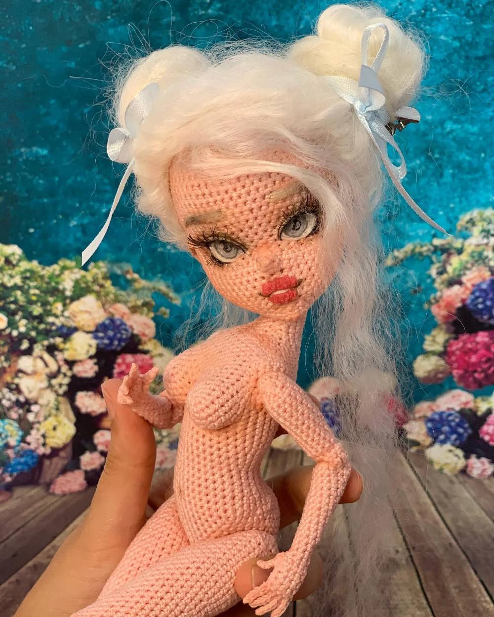 钩针图解【女】Tiny Lovely Dolls -julja_myzina-Angelica 活动关节娃娃素体中文4733帖子ID:9155 tiny,lovely,dolls,活动,动关节