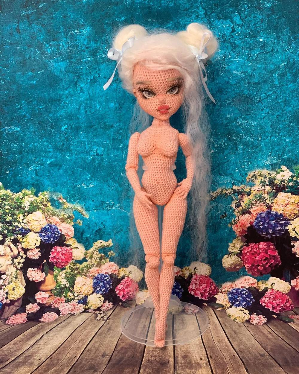钩针图解【女】Tiny Lovely Dolls -julja_myzina-Angelica 活动关节娃娃素体中文2065帖子ID:9155 tiny,lovely,dolls,活动,动关节