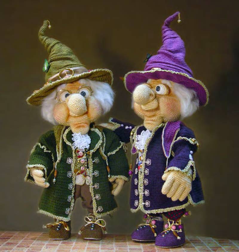 钩针图解【娃衣】Naguatala Toys - Dwarf Bilbo Clothes矮人衣服 俄文5291帖子ID:23340 