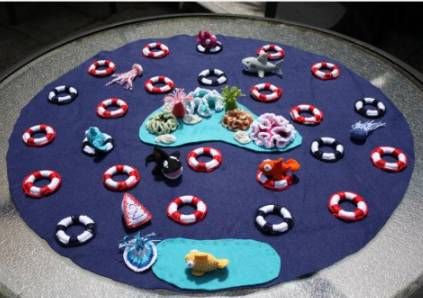 钩针图解Yvonne Blanker - 2015 Red het Koraalrif7988帖子ID:33385 