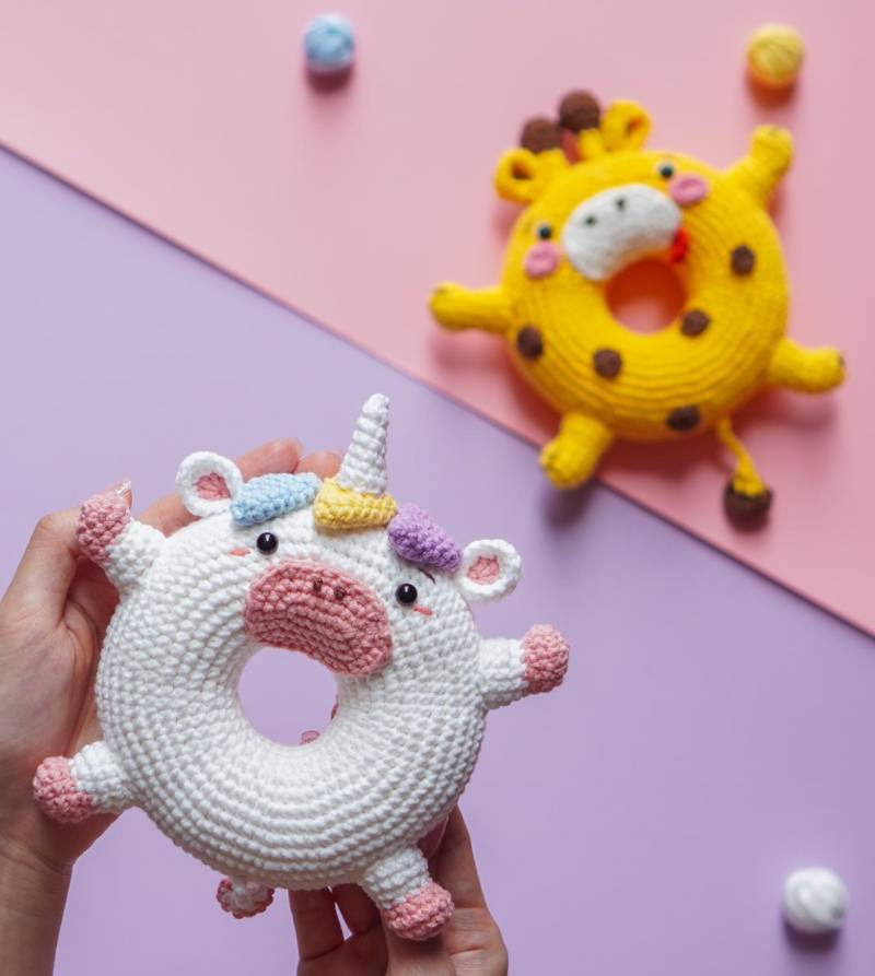 钩针图解66gz Aquariwool -Crochet Donut-Bundle 8 Characters_!8682帖子ID:33667 