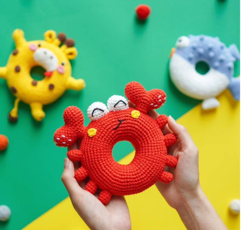 钩针图解66gz Aquariwool -Crochet Donut-Bundle 8 Characters_!3401帖子ID:33667 