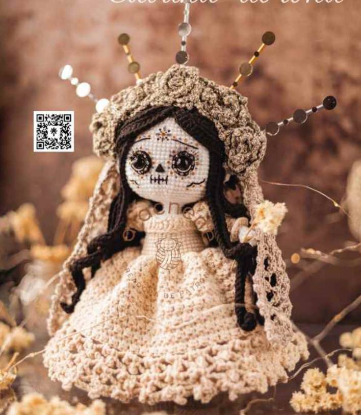 钩针图解Aracnene - Stephanie Espinal - The Weeping Catrina - Catrina Llorona - Spanish5309帖子ID:40894 