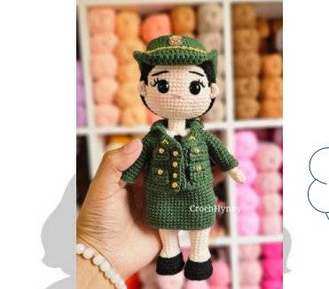 钩针图解CrochHynny  - Male Police Officer in Formal Clothes  - Female Police Off 26757帖子ID:40979 