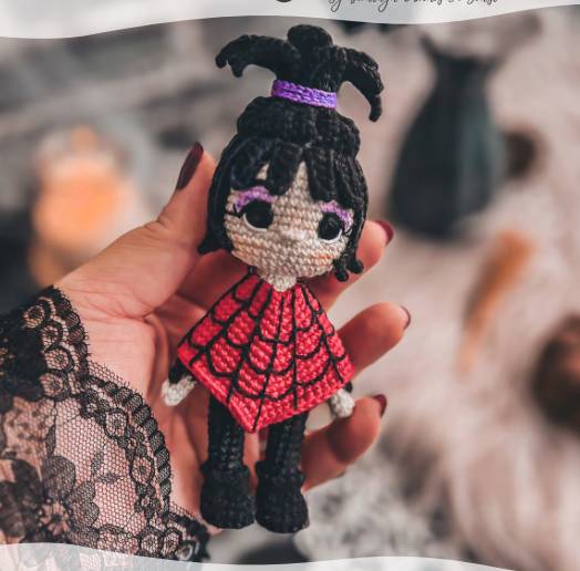 钩针图解电子书Calypso Boutiquee -  Halloween Mini Legends Pack Elphaba, Kiki, Lydi...6403帖子ID:41055 