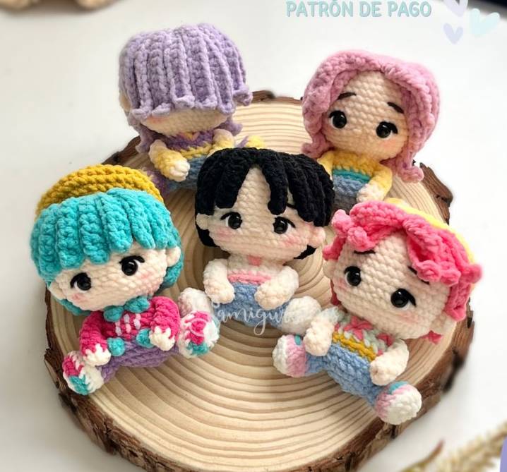 钩针图解Samigurumis -Lilian Neyla Davila - Saja boys -Spanish9662帖子ID:41050 