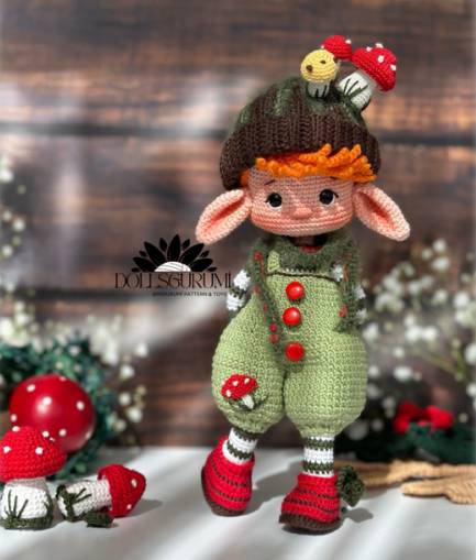 钩针图解Dollsgurumi - Sibel Anaçoğlu - Elf Alder1065帖子ID:41045 