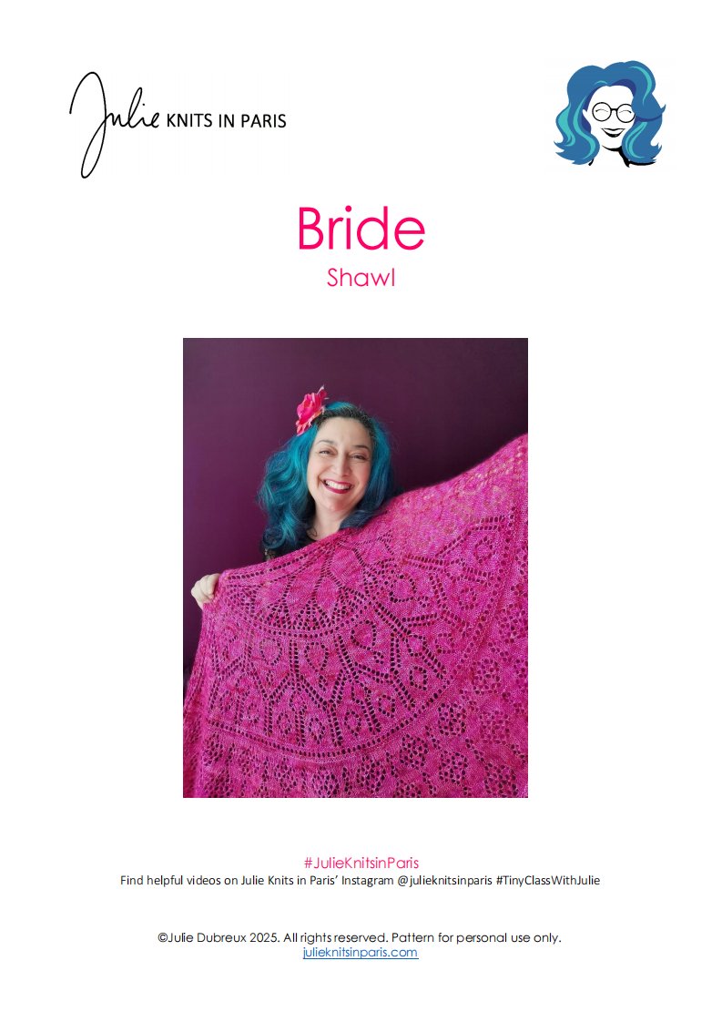 Bride Shawl by Julie Dubreux - Julie Knits In Paris