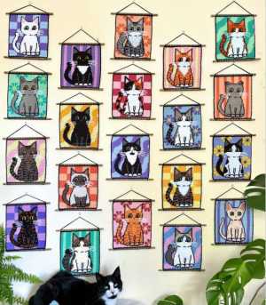 The Crochet Painter  - The Cat Collection