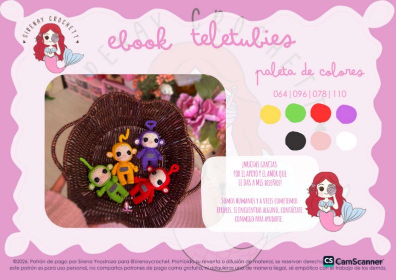 Sirenay Crochett - Sirena Ynostroza - eBook Teletubbies - eBook Teletubies - Spa