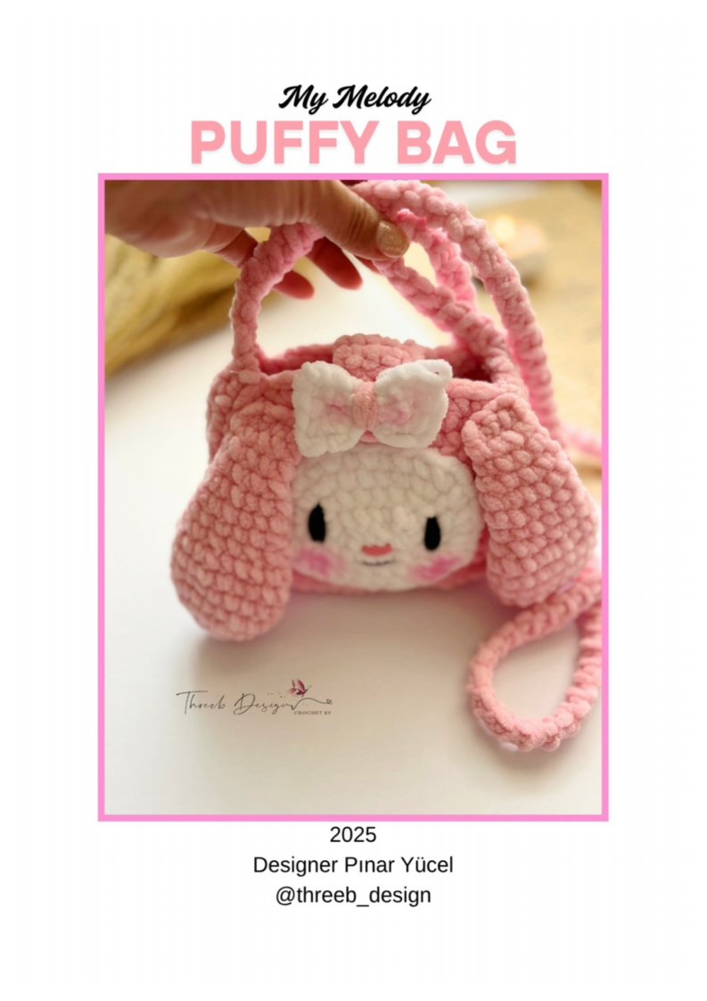 Threeb Design - Pinara Craft - Pınar Yücel - My Melody Fluffy Bag