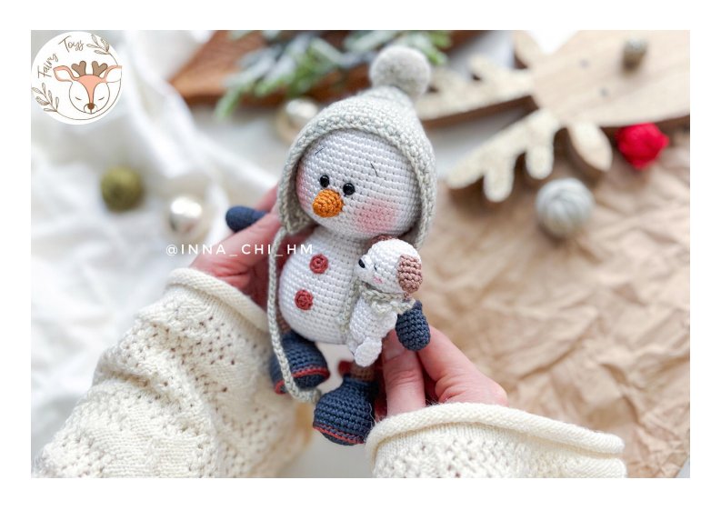 Fairy Toys by Inna Chi - Inna Chi Hm   - Benjamin the Snowman