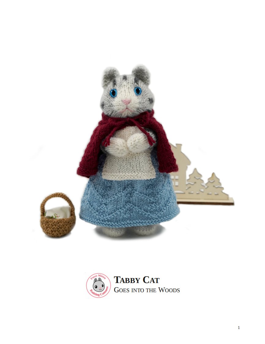 Tabby Cat - Barbara Prime - Fuzzy Mitten