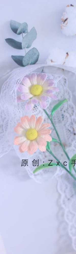 【花卉】Zxc手作 –微钩小菊花 –中文