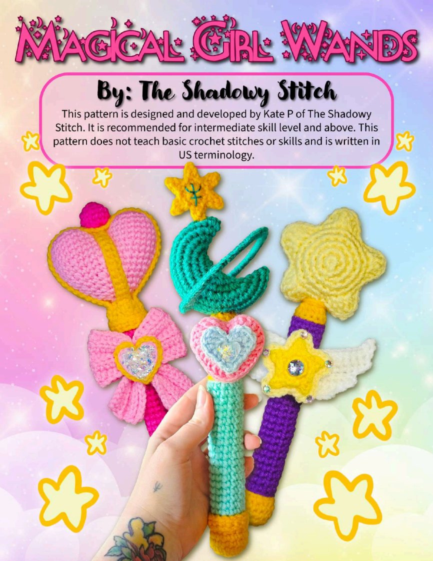 The Shadowy Stitch - Magical Girl Wand