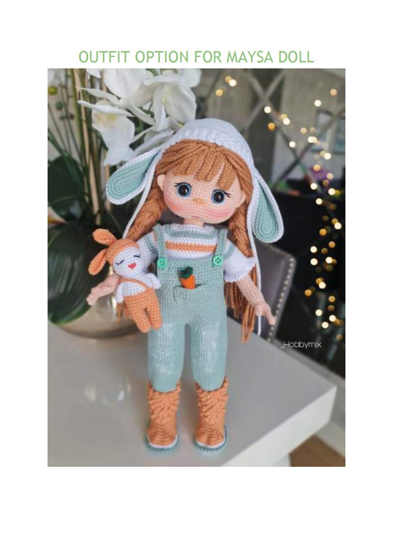 Hobbymix - Nuray Dağlı -Outfit Option For Maysa Doll 服装