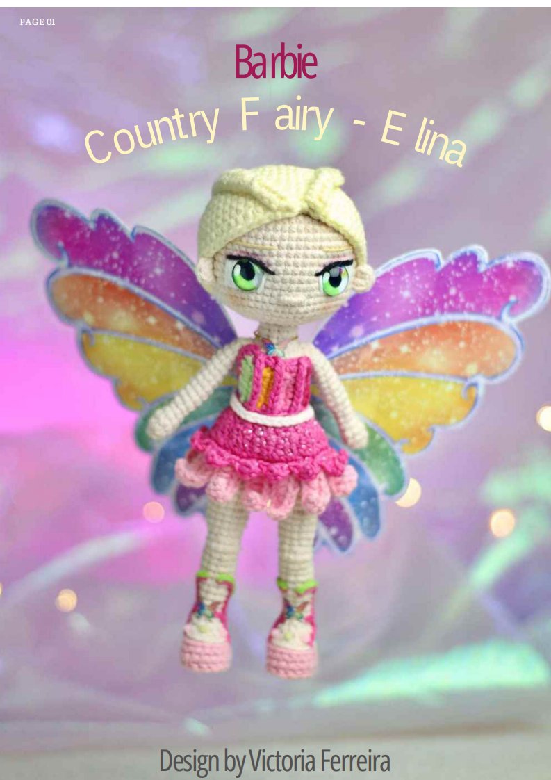 Amigurumis da Vit - Vitória Ferreira - Barbie Elina