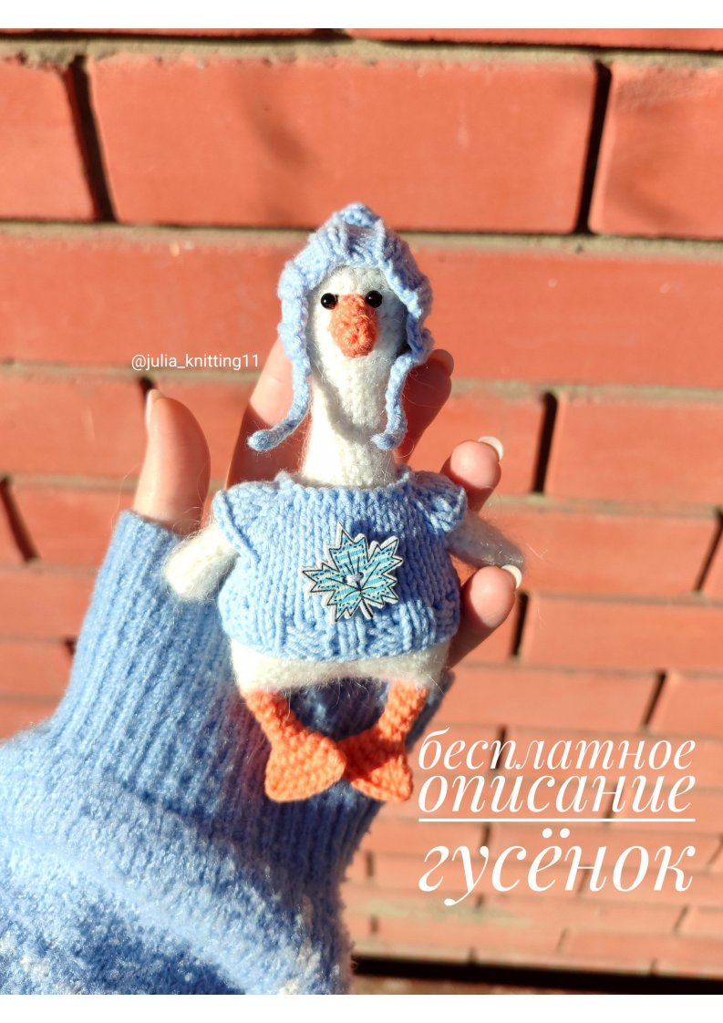 Julia knitting 11 -  Yuliya Suyargulova Gavrilova - Goose. Russian