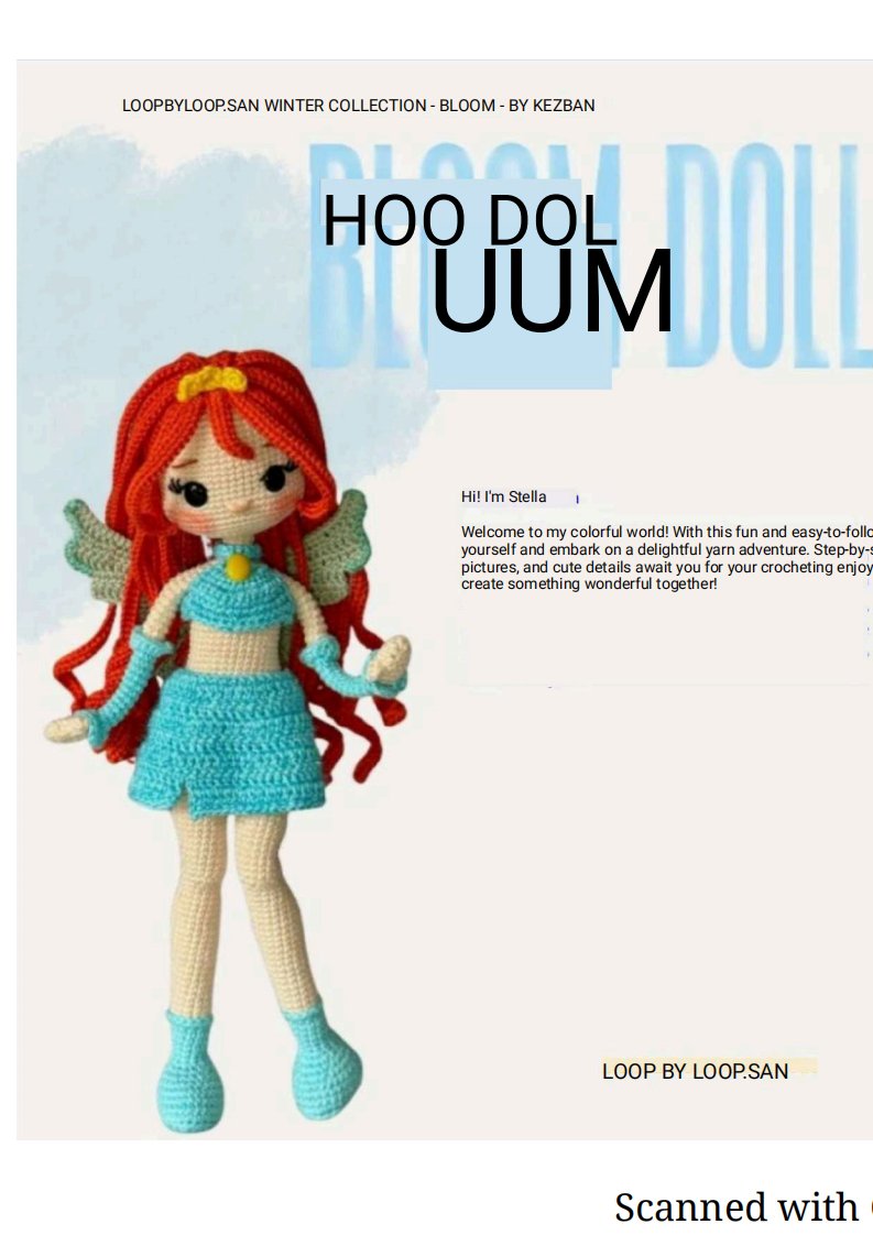 Ami Cute Creations  LoopbyLoop.san - Kezban Eren  Fazlı - Bloom Doll