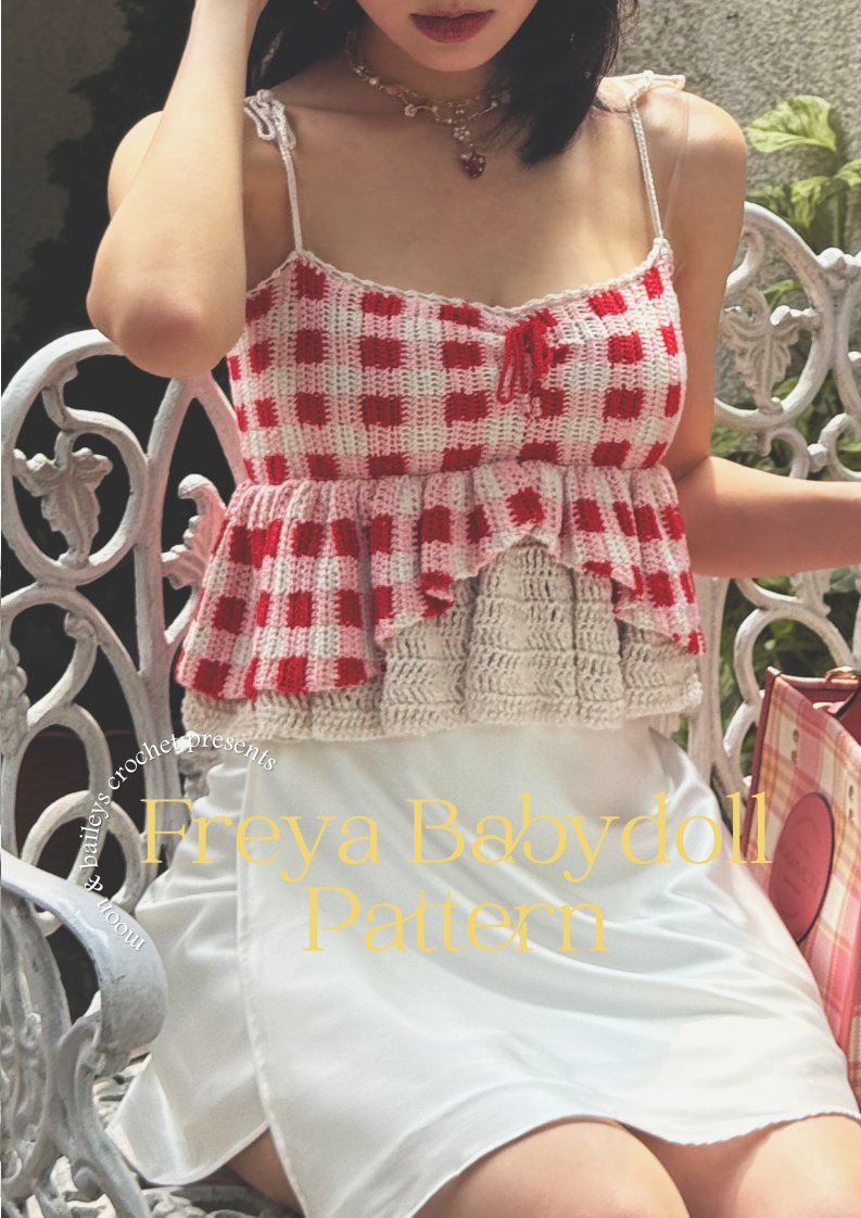 Moon and Baileys Crochet - Brianna Hibikii - Freya 3-in-1 Babydoll
