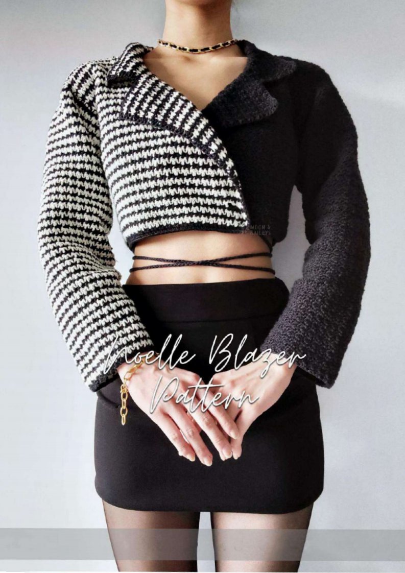 Moon and Baileys Crochet - Brianna Hibikii - Noelle Blazer