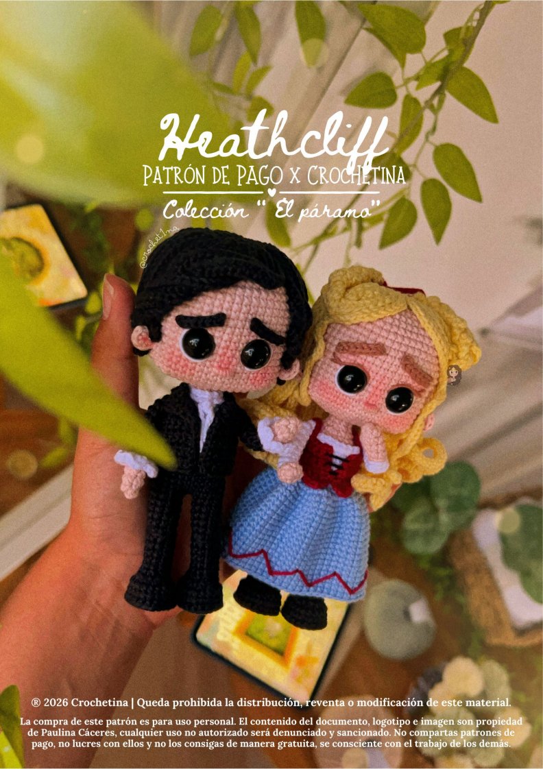 Crochetina - Paulina Cáceres - Heathcliff - Spanish